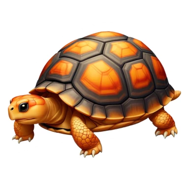 Red foot tortoise sticker