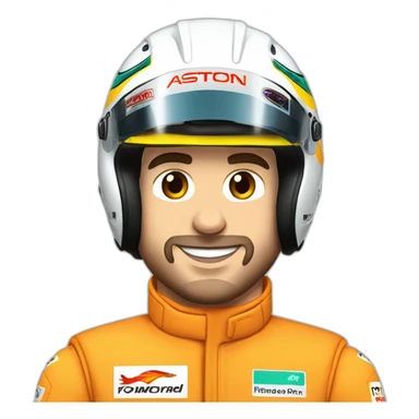Fernando Alonso Aston Martin sticker