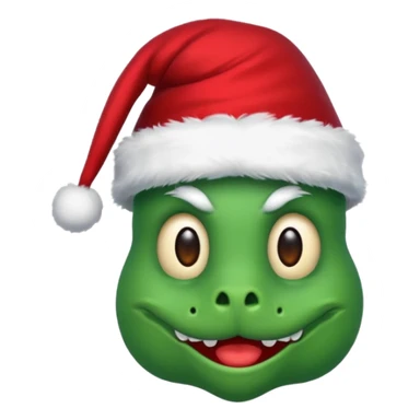hydra, christmas hat sticker