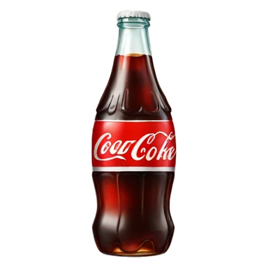 a bottle of coke sticker