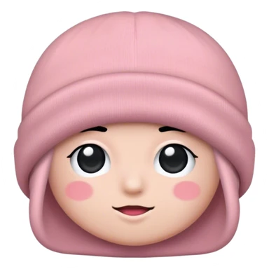 Dusty Pink beanie hat sticker
