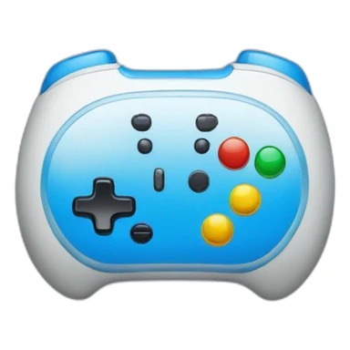blue gamepad sticker