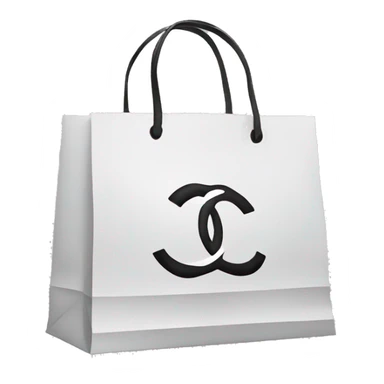 Chanel shopping bag paper sticker
