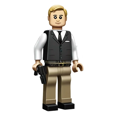 Daniel Craig lego full body sticker