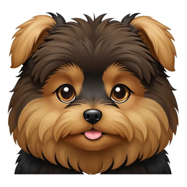 Cute yorkie poop sticker