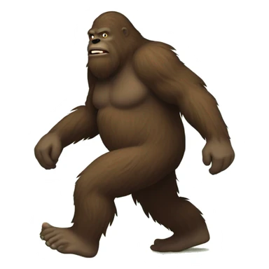 Bigfoot in the woods  sticker