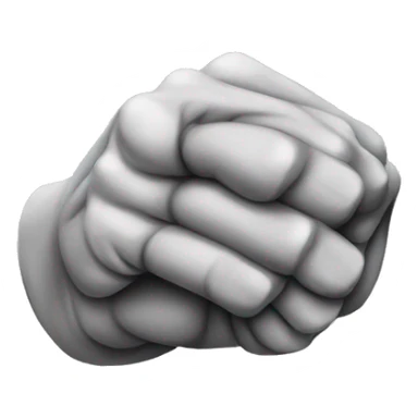 Biceps of two hands sticker