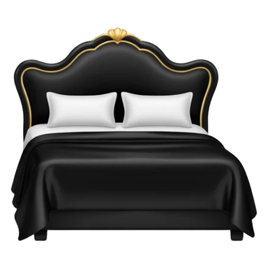 black silk bed  sticker