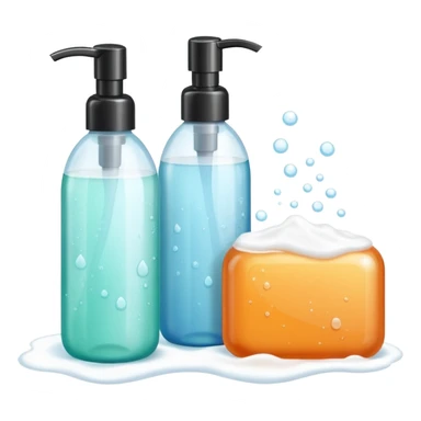 Soap and shampoo sticker