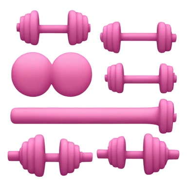 pink aesthetic gym emoji  sticker
