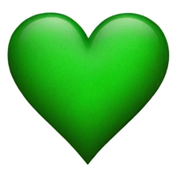 Green grunge heart sticker