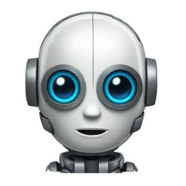 mindblown robot sticker