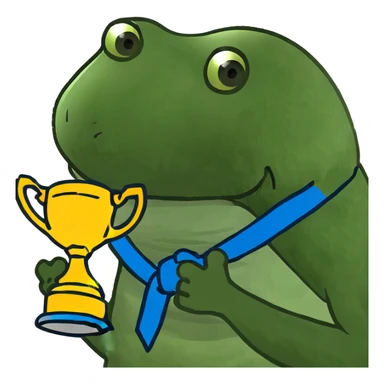 Trophy for best social worker  sticker