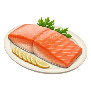 fish, salmon, meat and chicken sticker