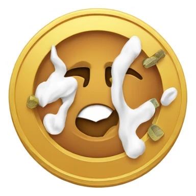 coin with the inscription week without smoking sticker