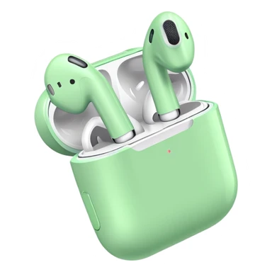 green airpods sticker