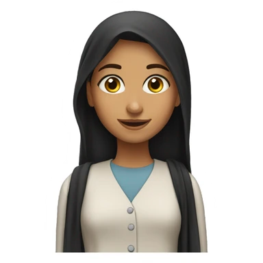 Arab-girl-school student sticker