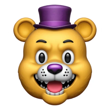 Nightmare Fredbear sticker