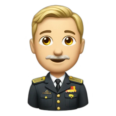 Un haut dignitaire allemand avec son uniforme  sticker