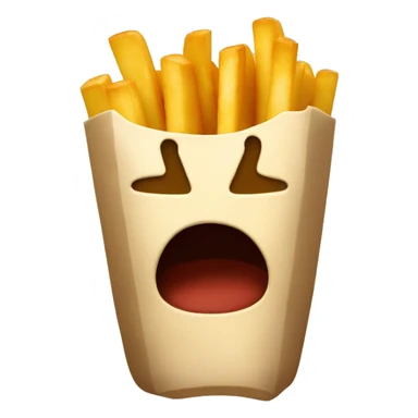 fries that are covered in cheese sticker