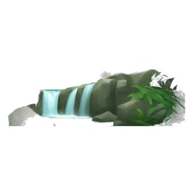 Waterfall - element for Doodle God sticker