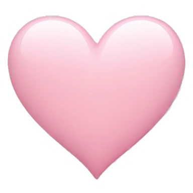 Light pink heart sticker