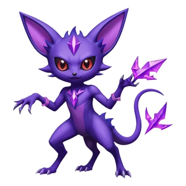 Sableye-Noibat-Espeon-fusion (full body) sticker