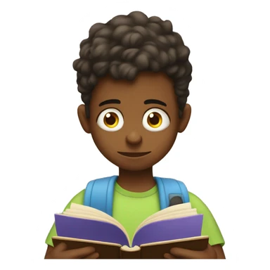 kid with adhd saying oh look a bird while reading a book sticker