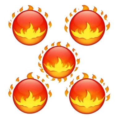 Red sun sweating sticker