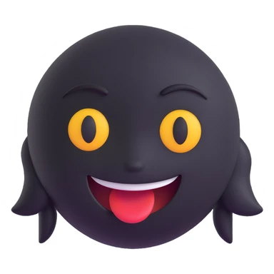 cartoon emoji with a mischievous sly expression, medium-sized slightly tilted eyes for a playful sneaky look, smirking mouth with one corner raised, clean design, soft lines, friendly color palette, not scary or creepy sticker