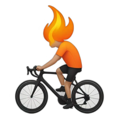 strava flame sticker