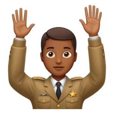 Hitler salute arm raised sticker