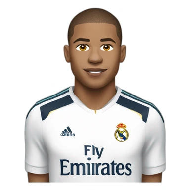 Mbappe real madrid sticker