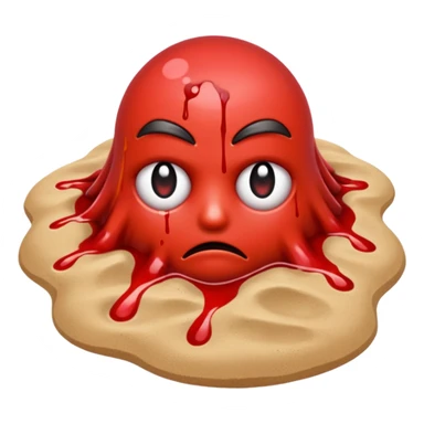 blood on sand sticker