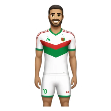 maillot algérie sticker