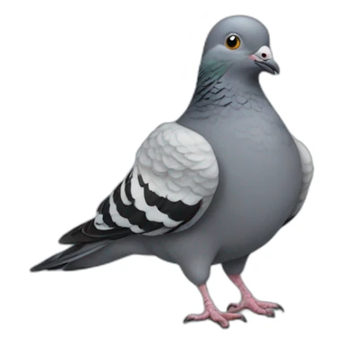 pigeon qui fait caca sticker