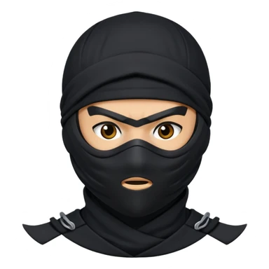 black ninja sticker