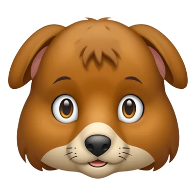 Ein behindert aussehender Eselkopf. Seine Augen sollen in verschiedene Richtungen Blicken  sticker