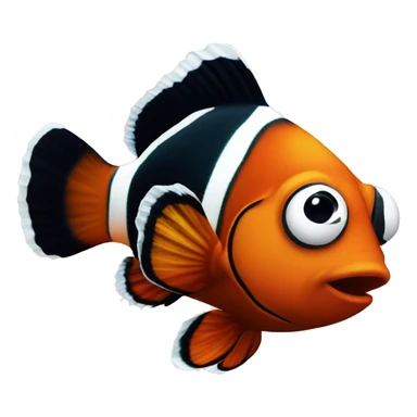 clown fish sticker