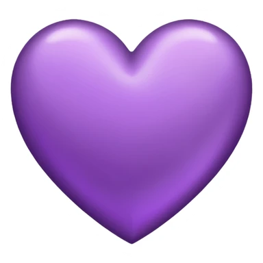 IOS's love letter emoji but with a purple heart instead of a red heart, closed sticker