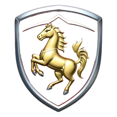 Real Ferrari badge sticker