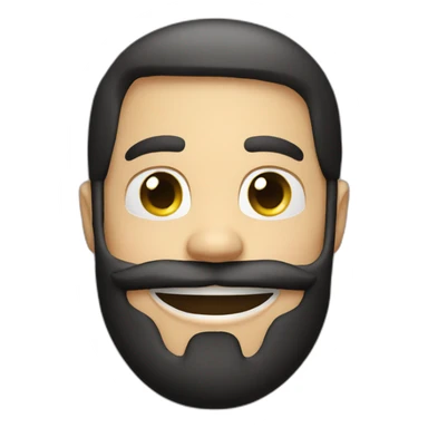 Face smile happy biker sticker