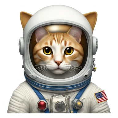 Cat astronaut  sticker