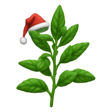 Herb in Santa suit sticker