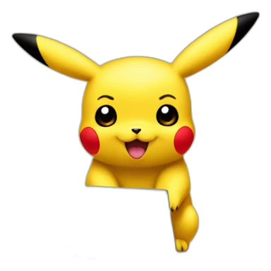 pikachu qui code sur ordinateur sticker