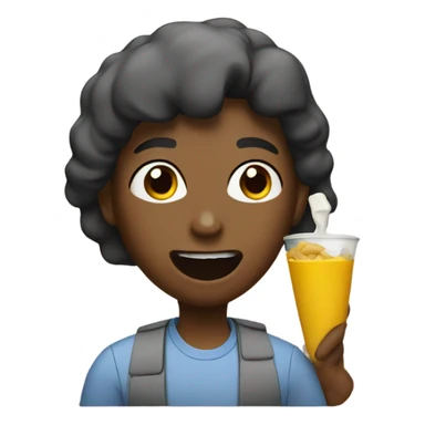 Eating at restaurant  sticker