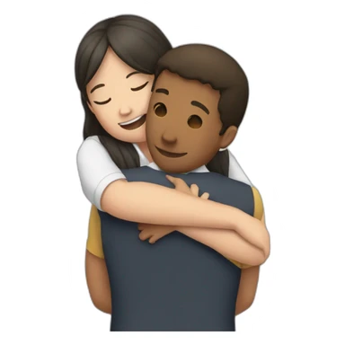 schooldress hug sticker