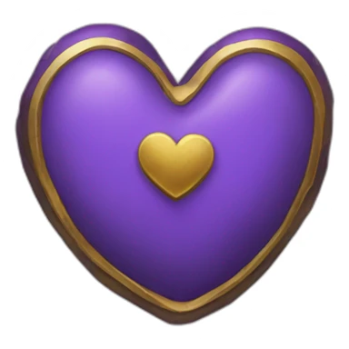 thanos heart sign sticker