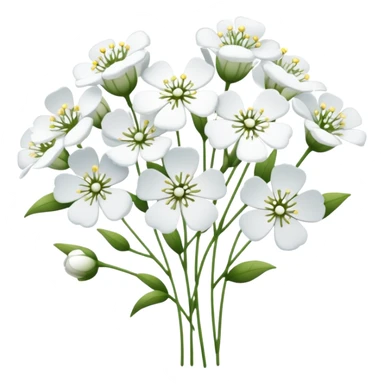 gypsophila flowers sticker