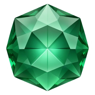 emerald gemstone sticker